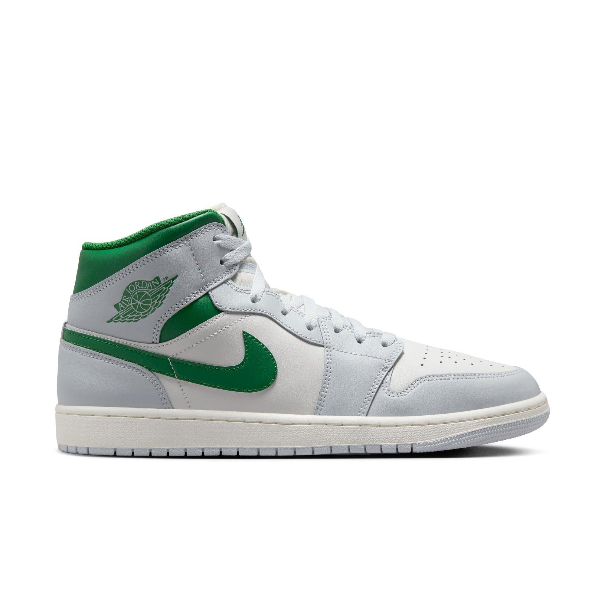 ★NIKE★ Air Jordan 1 Mid M Summit White Pine Green Pure Pla AIR JORDAN 1 MID 